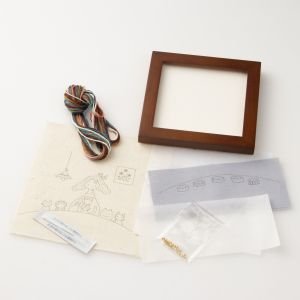COSMO A Life With A Cat Dining Embroidery Kit | Crafties Fair