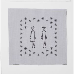 COSMO 100 Ladies Frame Embroidery Kit by Kazue Nakajima