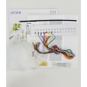 COSMO 100 Ladies Embroidery Charm Kit | Beginner Kit | Crafties Fair