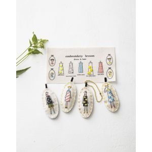 COSMO 100 Ladies Embroidery Charm Kit | Beginner Kit | Crafties Fair
