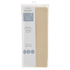 COSMO Cotton Embroidery Cloth | Free Stitch Fabric | Color No. 50 - Light Honey