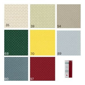 COSMO Java Cloth 14ct Lavender Cotton Precut | Cross Stitch Fabric