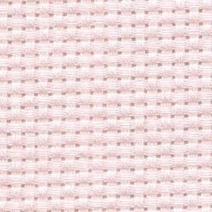 COSMO Java Cloth 14ct Soft Pink No. 33 | Cotton Cross Stitch Fabric