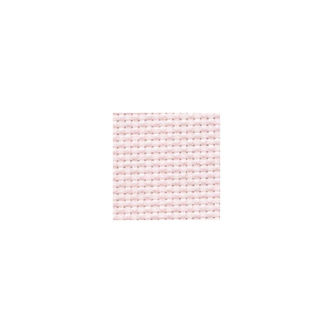COSMO Java Cloth 14ct Soft Pink No. 33 | Cotton Cross Stitch Fabric