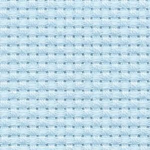 COSMO Java Cloth 14ct Light Blue No. 34 | Cotton Cross Stitch Fabric