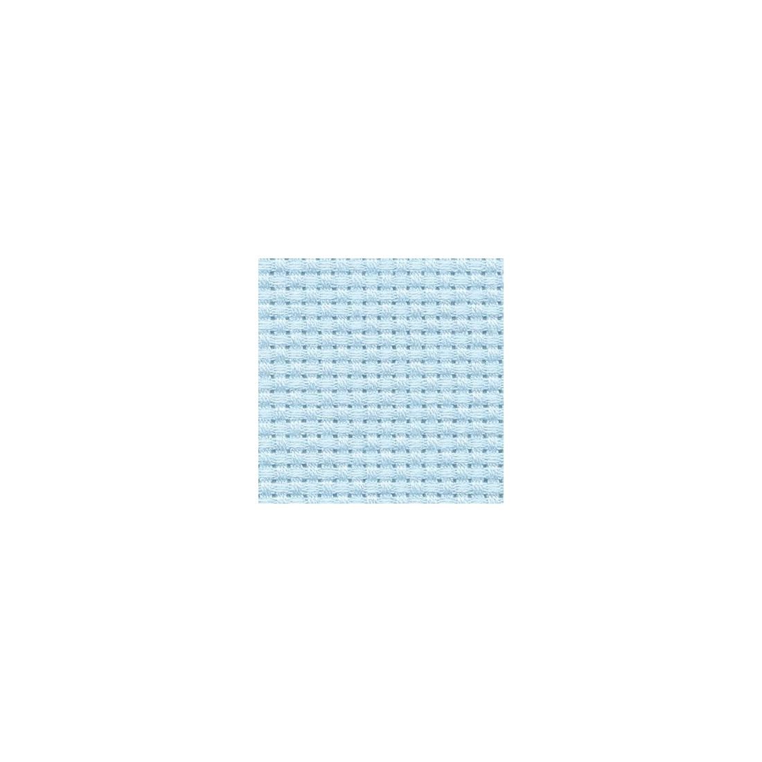 COSMO Java Cloth 14ct Light Blue No. 34 | Cotton Cross Stitch Fabric