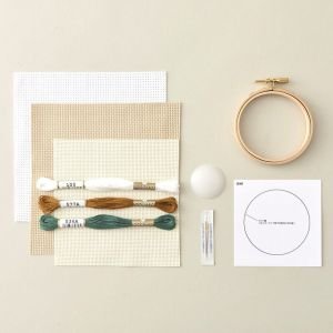 COSMO Cross Stitch Starter Kit | Beginner Embroidery Kit Made in Japan