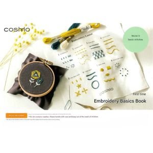 COSMO Embroidery Starter Kit | Learn 8 Basic Hand Embroidery Stitches