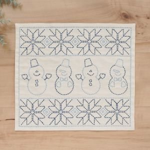 Nordic Sashiko Kitchen Cloth Easy-Kit | Beginner Embroidery Kit