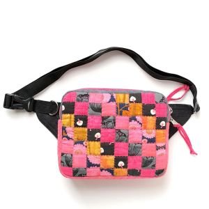 One-of-a-Kind Quilted Cotton Belt Bag | Handmade Crossbody & Fanny Pack