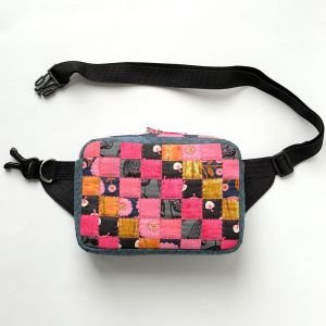 One-of-a-Kind Quilted Belt Bag | Handmade Cotton Crossbody & Fanny Pack