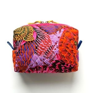 Handmade Quilted Patchwork Pouch | Makeup & Toiletry Bag