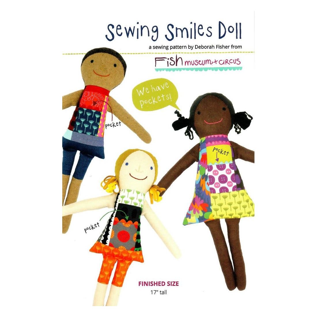 Sewing Smiles Doll Paper Sewing Pattern – Scrap Friendly Doll Pattern