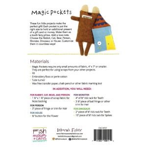 Magic Pockets Paper Sewing Pattern – Gift Card & Tooth Fairy Pockets