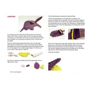 Nocturnal Menagerie Paper Sewing Pattern – Animal Softies