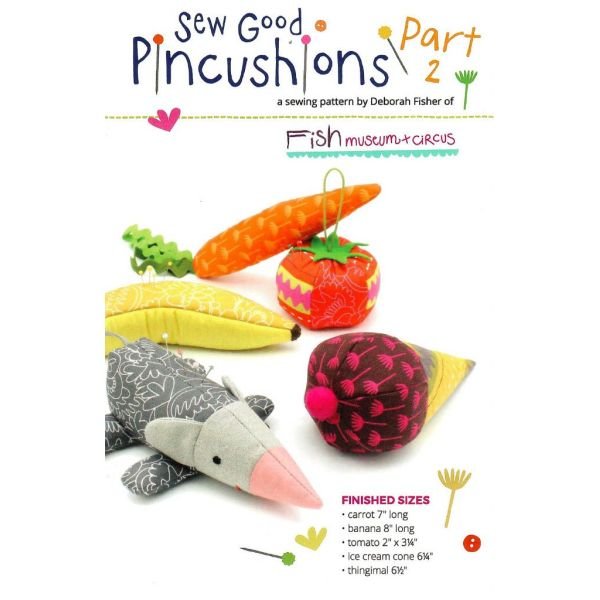 Sew Good Pincushions Part 2 Paper Sewing Pattern – 5 Designs