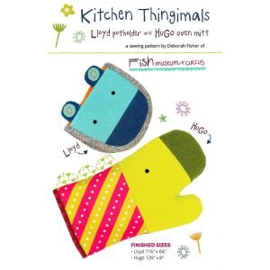 Kitchen Thingimals Paper Sewing Pattern – Potholder & Oven Mitt