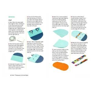 Kitchen Thingimals Paper Sewing Pattern – Potholder & Oven Mitt