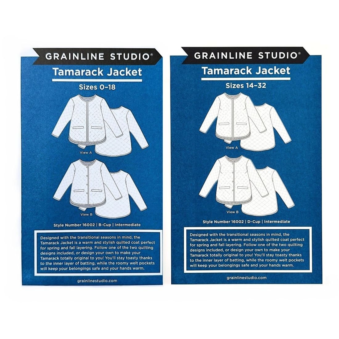 Tamarack Jacket Sewing Pattern | Quilted Coat for Spring & Fall