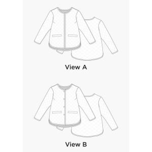 Tamarack Jacket Sewing Pattern | Quilted Coat for Spring & Fall