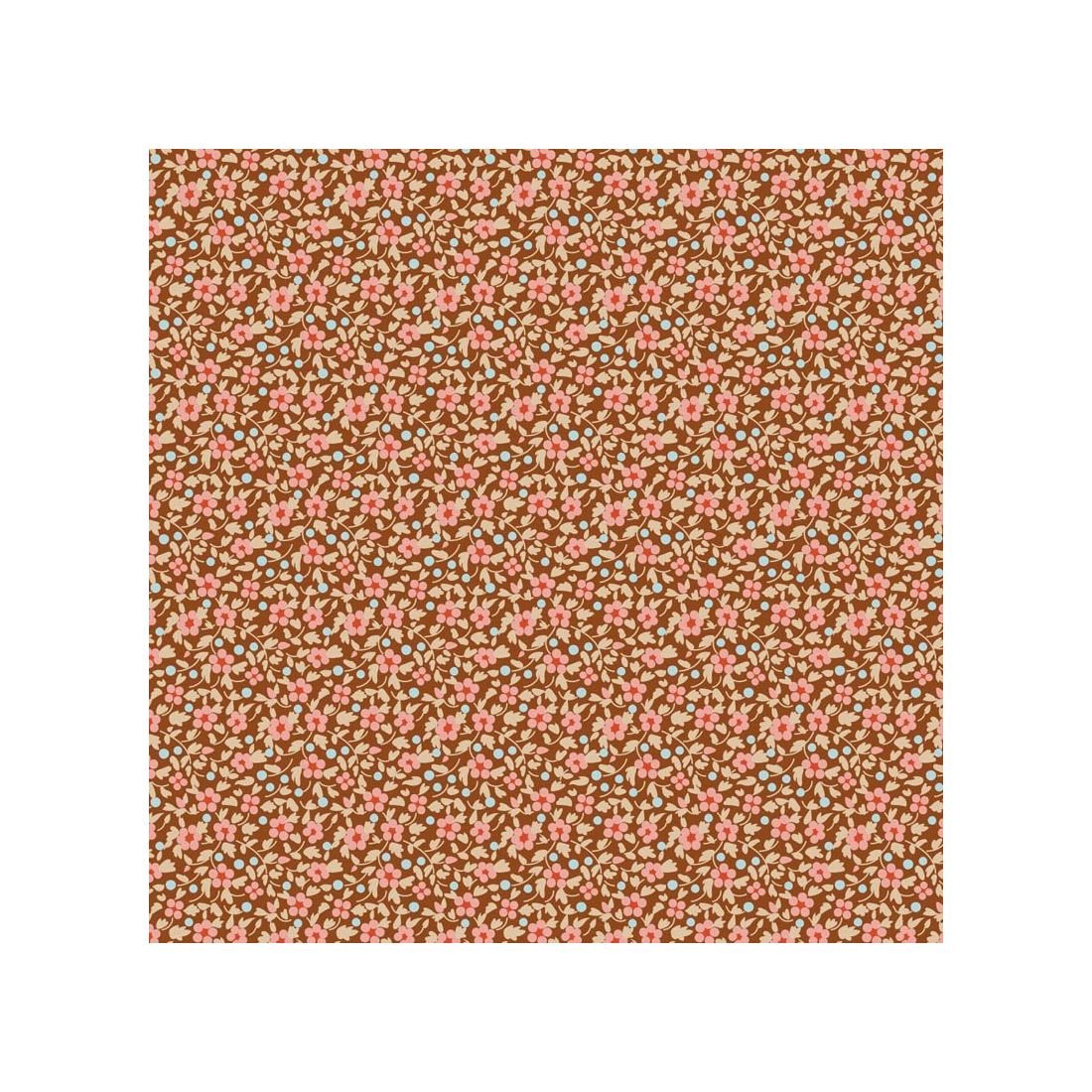 Brie Brown 130137 | Tilda Creating Memories Autumn Fabric