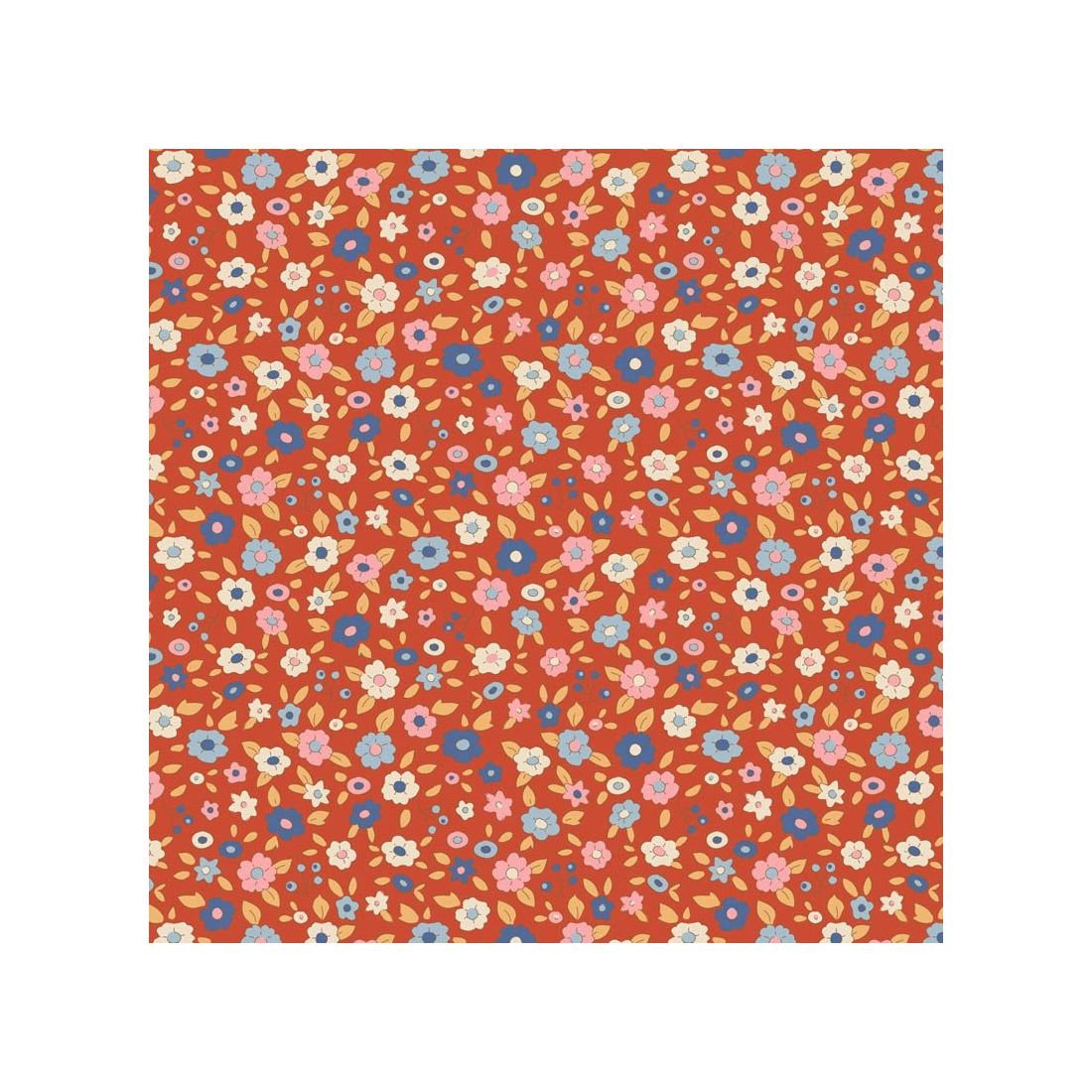 Evie Rust 130138 | Tilda Creating Memories Autumn Fabric