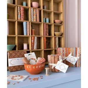 Evie Rust 130138 | Tilda Creating Memories Autumn Fabric
