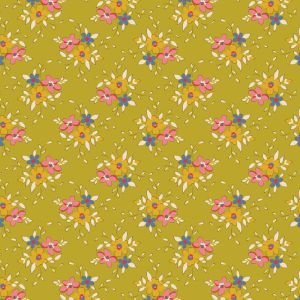 Frida Lime 130119 | Tilda Creating Memories Spring Fabric