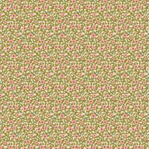 Brie Green 130121 | Tilda Creating Memories Spring Fabric