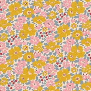 Harper Yellow 130122 | Tilda Creating Memories Spring Fabric