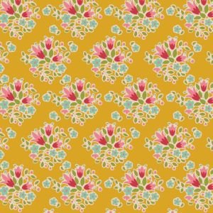 Lulu Yellow 130123 | Tilda Creating Memories Spring Fabric