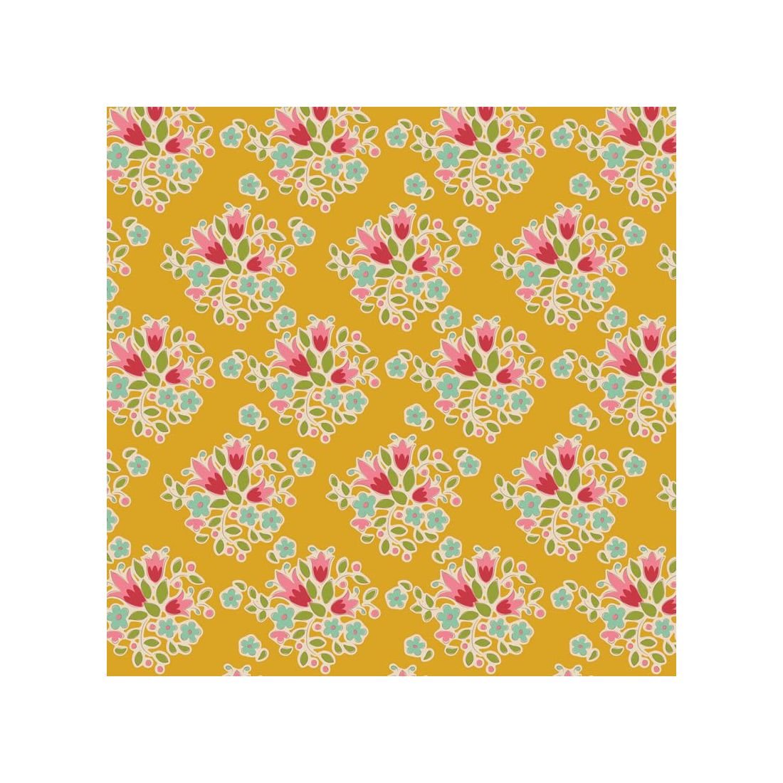 Lulu Yellow 130123 | Tilda Creating Memories Spring Fabric