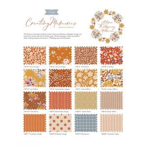 Polkadot Ginger 160078 | Tilda Creating Memories Autumn Fabric