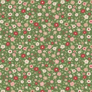 Evie Green 130145 – Creating Memories Winter Reds & Greens | Tilda Fabric