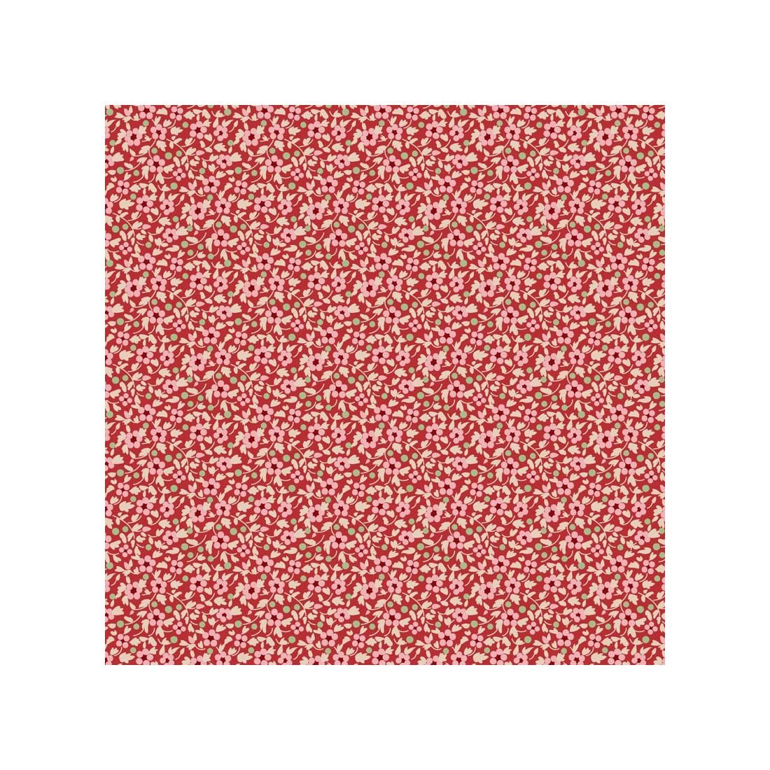 Brie Red 130149 – Creating Memories Winter Reds & Greens | Tilda Fabric
