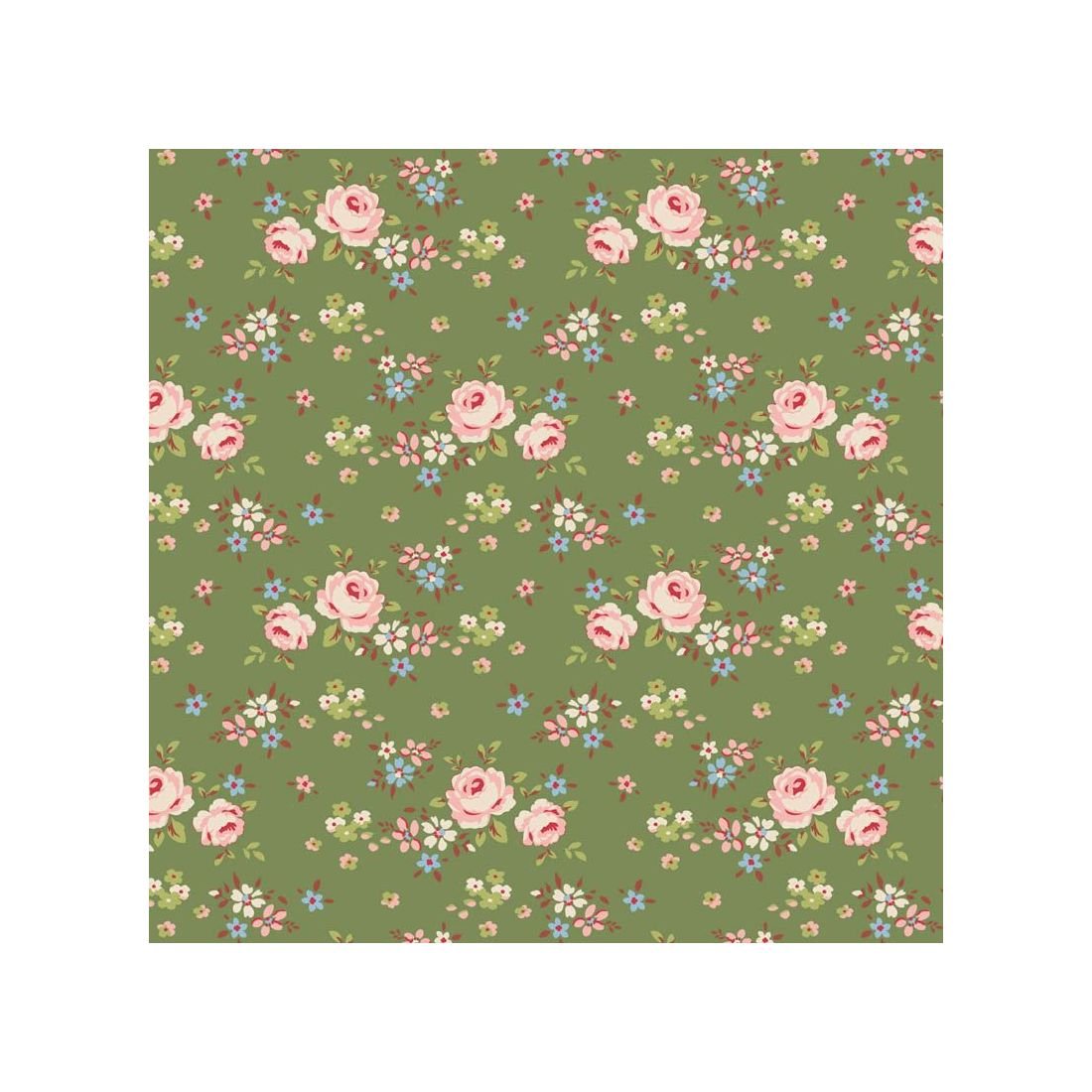 Gracie Green 130151 – Creating Memories Winter Reds & Greens | Tilda Fabric