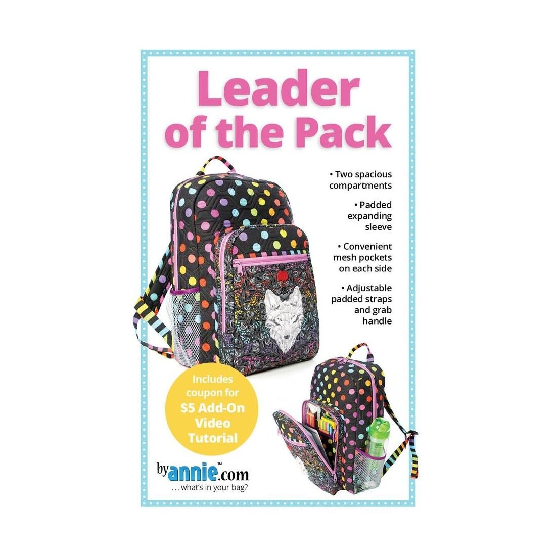 Leader of the Pack Backpack Pattern by ByAnnie