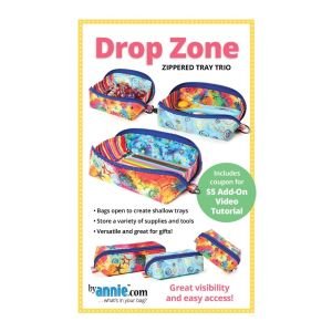 Drop Zone Zippered Tray Sewing Pattern by ByAnnie