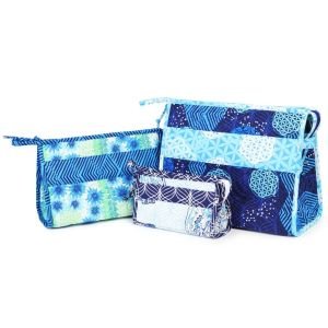 Open Wide 2.0 Bag Pattern byAnnie | Zippered Organizer Bags