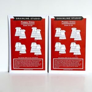 Grainline Studio Poppy Dress Sewing Pattern | Paper Pattern Sizes 0-18 & 14-32