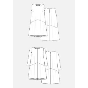 Grainline Studio Farrow Dress Paper Sewing Pattern | Crafties Fair