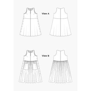 Grainline Studio Austin Dress Sewing Pattern | Sleeveless Dress Pattern | Crafties Fair