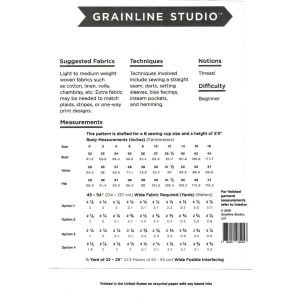 Grainline Studio Uniform Tunic Sewing Pattern | Mix & Match Dress Pattern | Crafties Fair