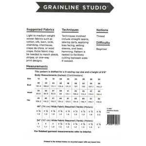 Grainline Studio Scout Tee Sewing Pattern | Woven T-Shirt Pattern | Crafties Fair