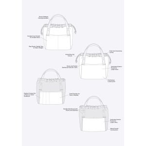 Grainline Studio Town Bag Sewing Pattern | Project Bag Pattern | Crafties Fair