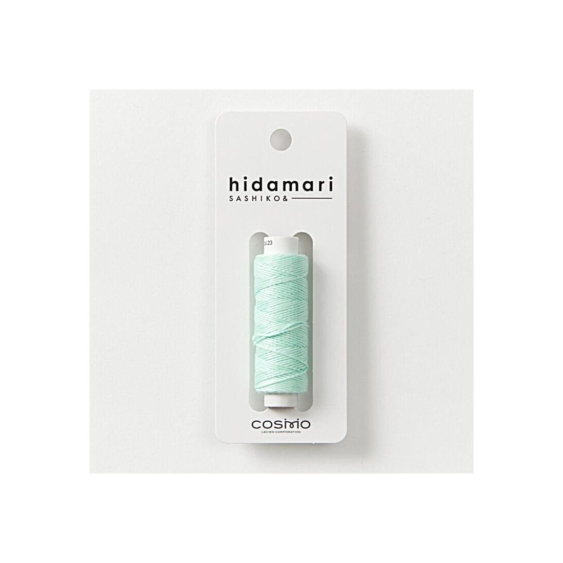 COSMO Hidamari Sashiko Thread No.23 – Mint Green Cotton Thread Japan