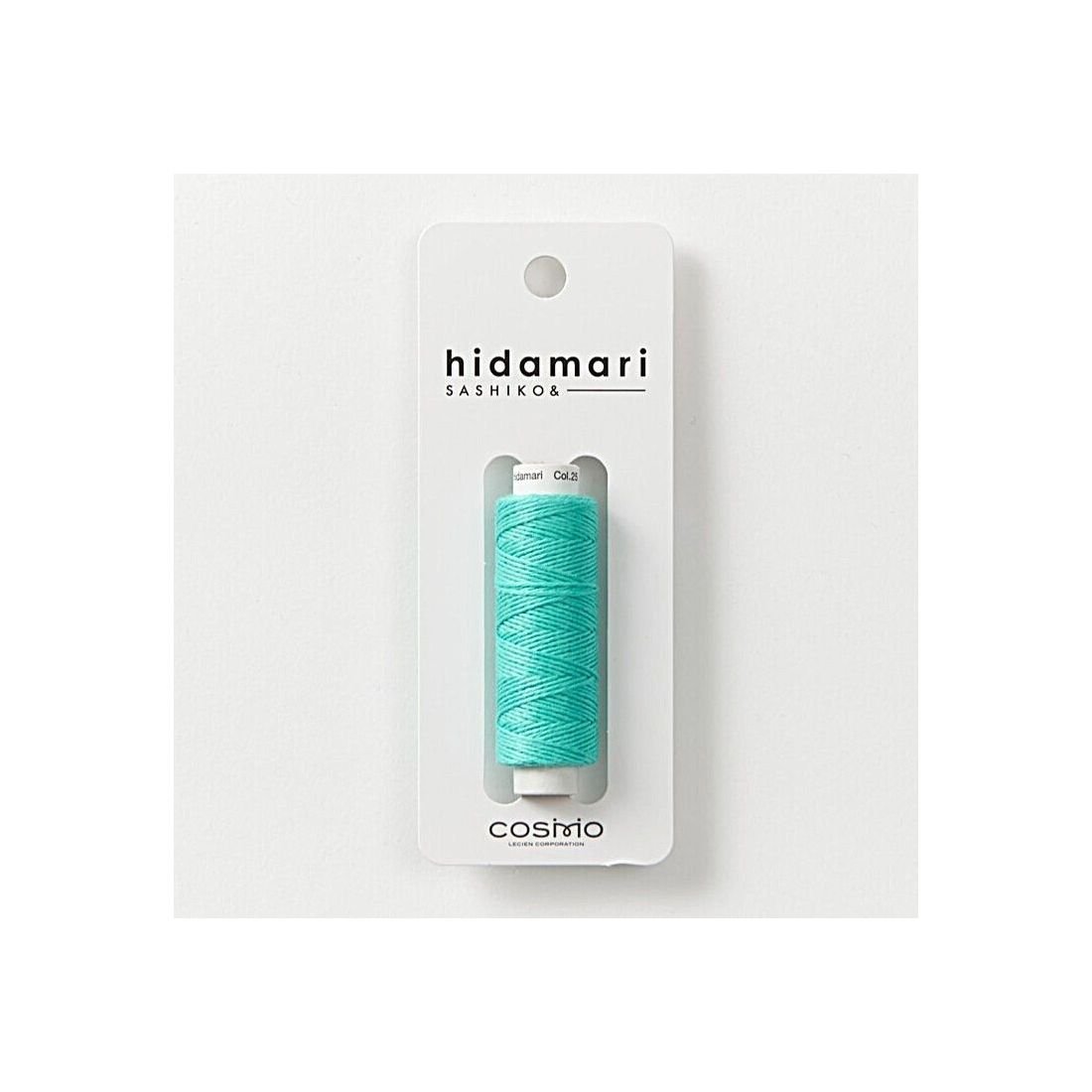 COSMO Hidamari Sashiko Thread No.25 – Mint Turquoise Cotton Thread Japan