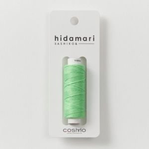 COSMO Hidamari Sashiko Thread No.27 – Lime Green Cotton Thread Japan