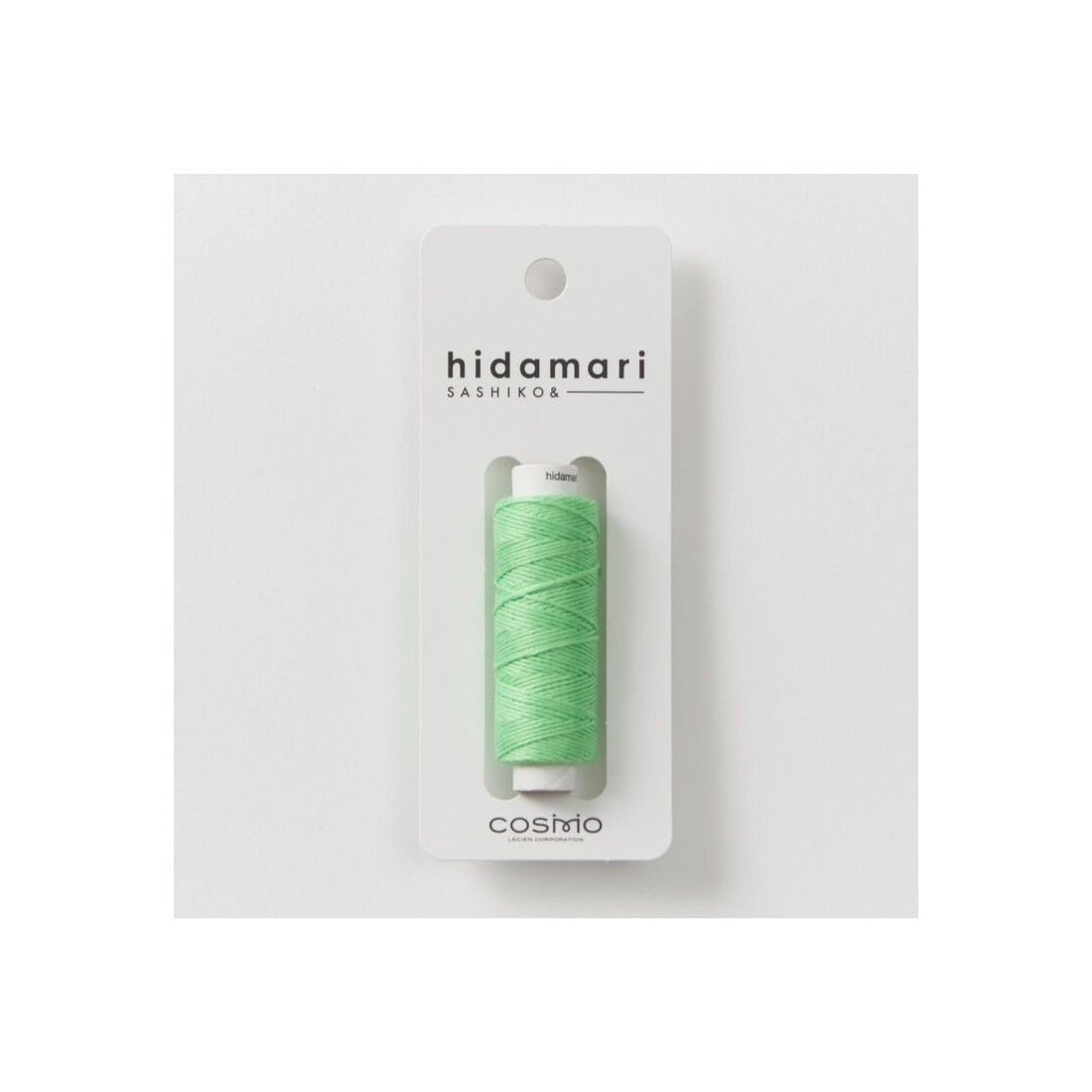 COSMO Hidamari Sashiko Thread No.27 – Lime Green Cotton Thread Japan
