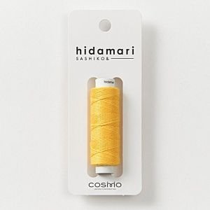 COSMO Hidamari Sashiko Thread No.28 – Golden Yellow Cotton Thread Japan